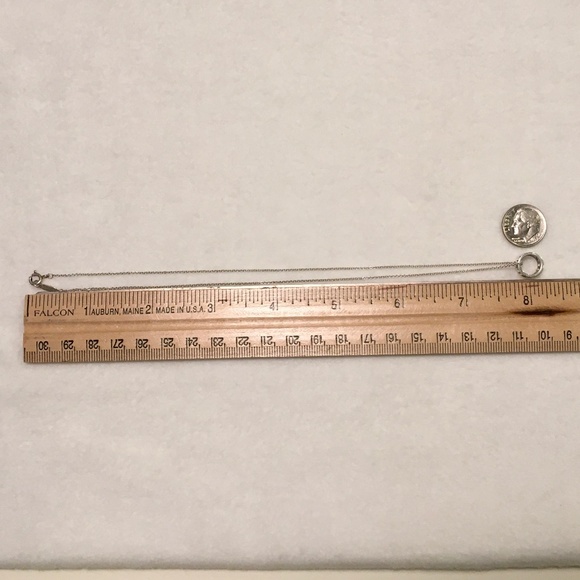 TIFFANY & CO. Vintage Silver (925) Atlas Open Circle Pendant Ne… - Picture 5 of 9